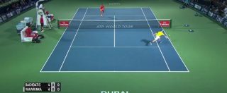 Copertina di Tennis, Wawrinka vince a Dubai ma il colpo di Baghdatis è da applausi: dritto in recupero su smorzata