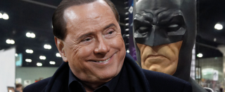 Copertina di Roma, Berlusconi: “Pugnalato da Meloni e Salvini? No, come Batman ho la corazza di kevlar”