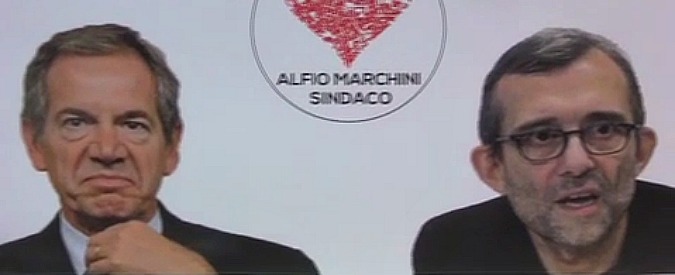 Copertina di Marchini sbeffeggia Pd e Forza Italia e organizza le ‘buffonarie’: “Roma nun te fa fregà”