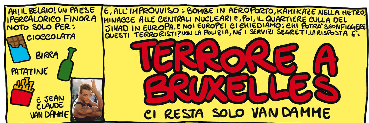 Terrore a Bruxelles. Ci resta solo Van Damme Terrore a Bruxelles. Ci resta solo Van Damme