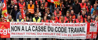 Copertina di Francia in piazza contro il Jobs Act alla francese: “No alla flessibilità e ai licenziamenti facili”