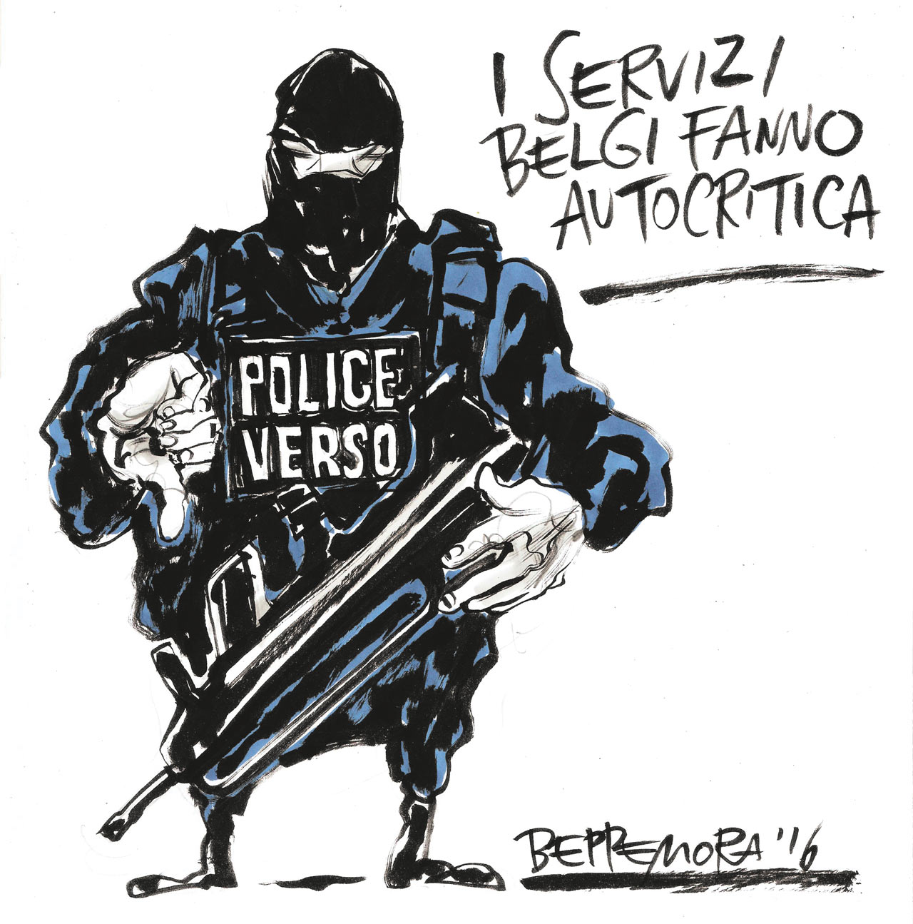 Copertina di Vignetta Beppe Mora
