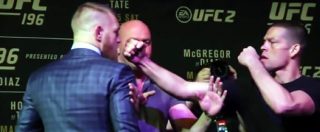 Copertina di UFC, Conor McGregor vs Nate Diaz: sfiorata la rissa durante la conferenza pre-incontro