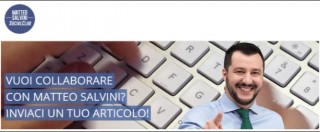 Copertina di “Hai il Salvini Factor?”. Il segretario Lega Nord lancia il talent per collaboratori. Protestano i giornalisti de La Padania