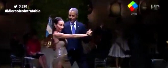 Copertina di Argentina, cena di gala con fuori programma: Obama balla il tango
