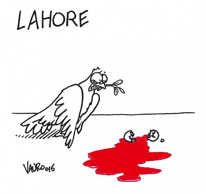 La vignetta di Vauro La vignetta di Vauro
