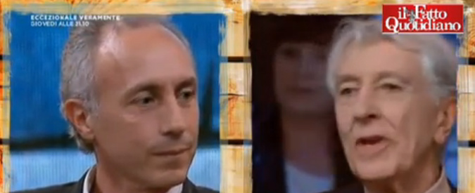 Copertina di DiMartedì, Augias a Floris dopo il confronto con Travaglio: “Mai più queste trappole”