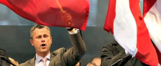 Elezioni Austria, l’ultradestra anti-migranti di Hofer avanti al primo turno. Al ballottaggio sfiderà il leaeder dei Verdi