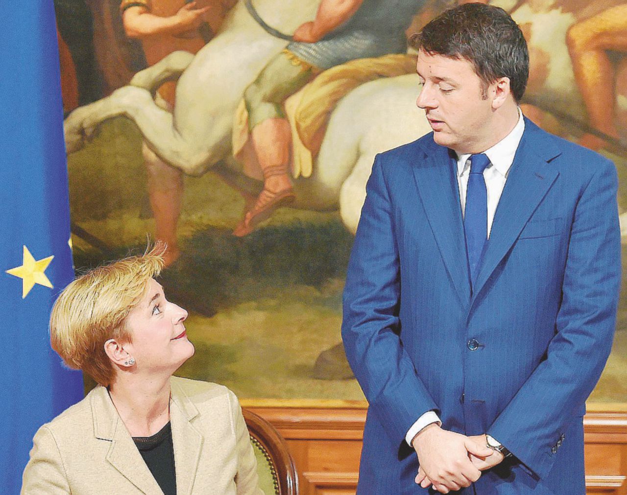 Copertina di Renzi si indigna dagli Usa: “Ha taciuto sul compagno”