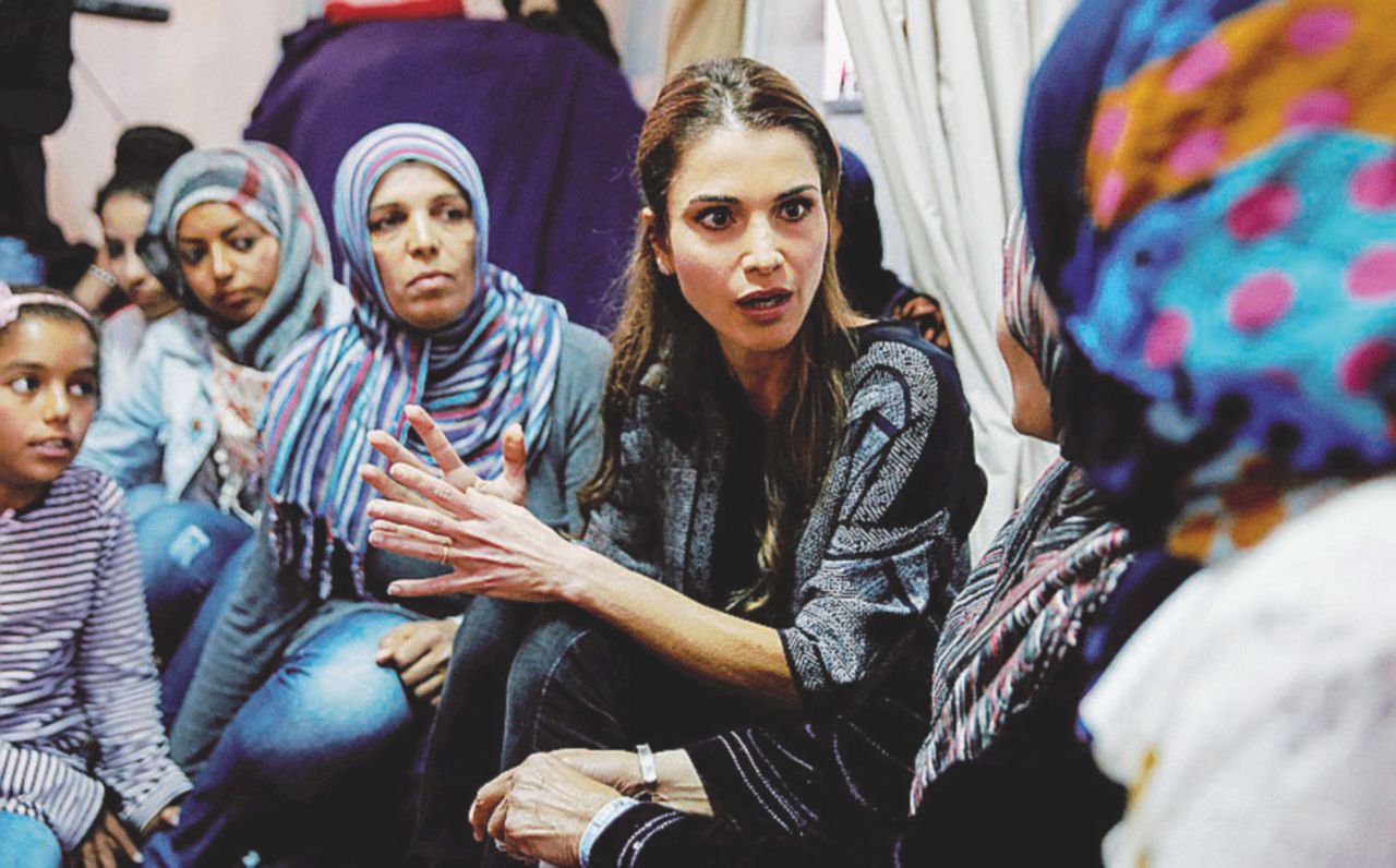 Il senso di Rania per i profughi