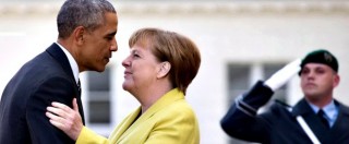 Copertina di Germania, Obama in visita: “Bene Merkel nella gestione dei migranti, è dalla parte giusta della Storia”
