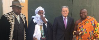 Copertina di Crisi Libia, Prodi vede rappresentanti tribù africane: “Disponibili a collaborare per la pace”