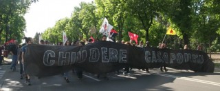 Copertina di Parma, corteo antifascista e proteste per l’inaugurazione della seconda sede (con bar e palestra) di CasaPound