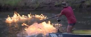 Australia, il fiume va a fuoco: è carico di gas metano. La denuncia di un deputato dei Verdi