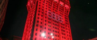 Copertina di Audi illumina Torre Velasca per la Design Week di Milano – FOTO