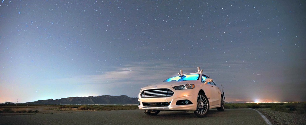 Copertina di Guida autonoma, la Ford Fusion hybrid va da sola a fari spenti nella notte – FOTO e VIDEO
