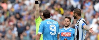 Copertina di Gonzalo Higuain, 4 giornate di squalifica: salterà Inter e soprattutto Roma – Video