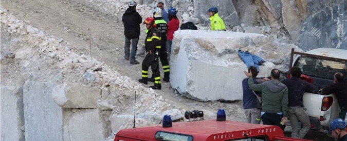 Incidente cave Carrara, 6 morti in 2 anni. I sindacati: “E’ come un bollettino di guerra, le sanzioni non bastano”
