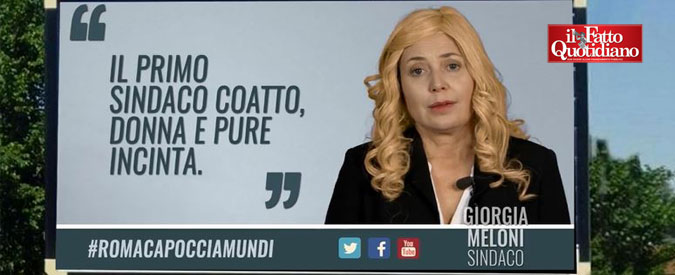 TgPorco, Guzzanti-Meloni: “Roma non è fascista. Chi lo dice? Noi fasci”