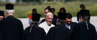 Papa Francesco a Lesbo, 12 profughi a Roma con il Pontefice. Ospiti Sant’Egidio