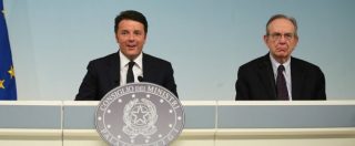 Copertina di Banche salvate, Renzi: “Rimborsi automatici dell’80% a chi ha redditi sotto 35mila euro”