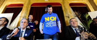 Copertina di Noi con Salvini, cantonata a Palermo: “I migranti sparano”. Ma l’arrestato è italiano e la vittima del Gambia
