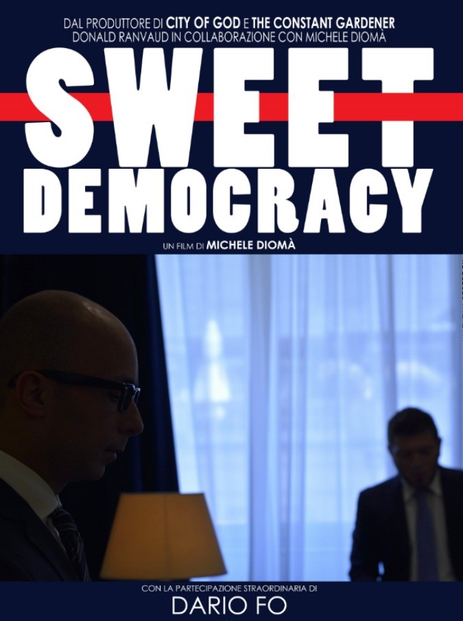 Sweet Democracy, Dario Fo tra monologhi e un presidente del consiglio (immaginato) sbruffone e saccente