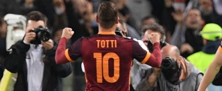 Copertina di Totti entra, la Roma vince: 4 punti in 2 partite. Rottamarlo sarà un boomerang? L’exit strategy è un patto tra gentiluomini