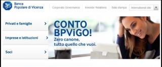 Copertina di Pop Vicenza: “Rai blocchi Report, mette a rischio aumento”. Ma Mediobanca spara: “Vale meno di quanto chiede al mercato”