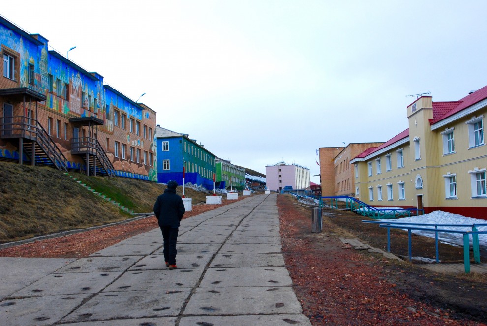 Barentsburg, la via principale