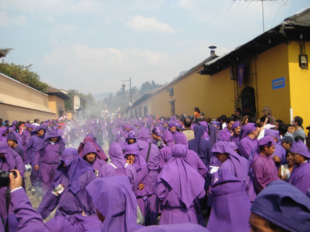 Antigua, processione durante la Semana Santa