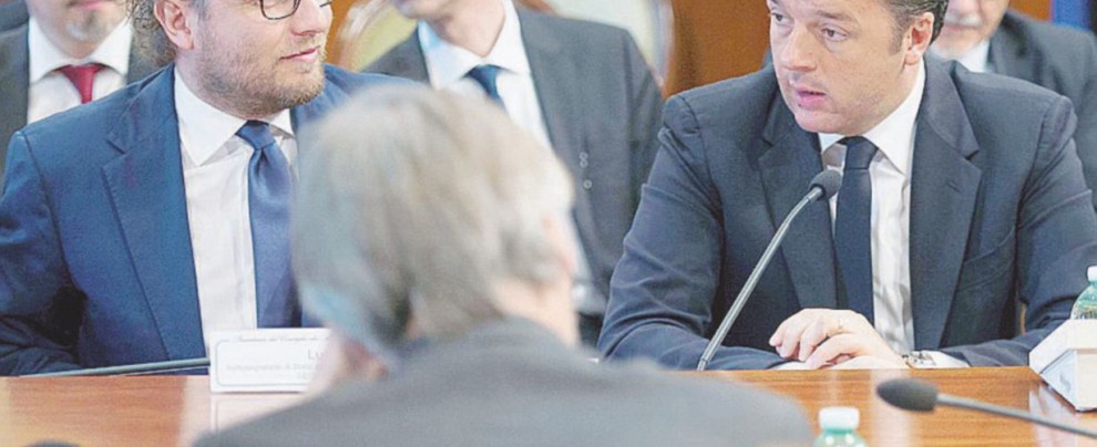 La cerimonia - Renzi alla riunione del Cipe di domenica - Ansa Il grande spot della ricerca: i soldi del piano c’erano già