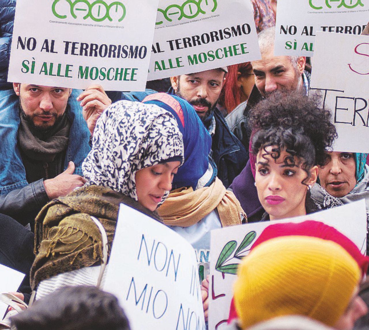 Manifestazione di musulmani a Milano - LaPresse “Guardatemi, non sono lo stereotipo islamico”