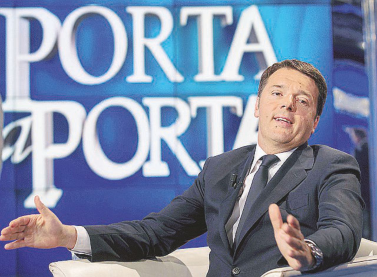 In video - Il presidente del Consiglio ieri sera è intervenuto a “Porta a Porta” con Ferruccio de Bortoli - Ansa Unioni civili, i cattolici già le vogliono abrogare