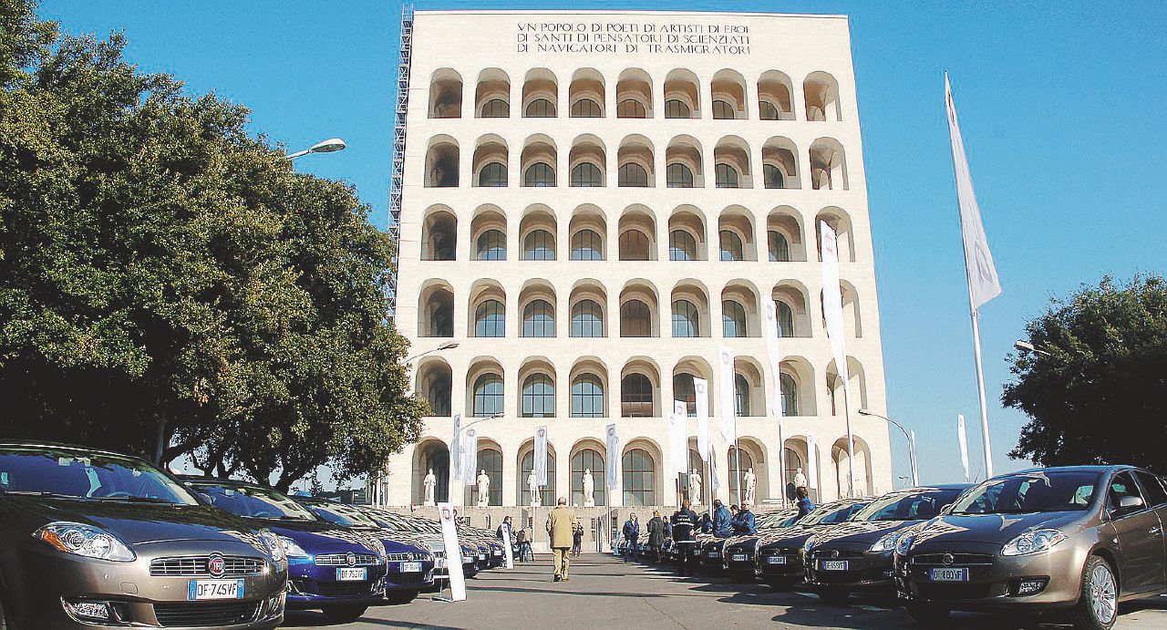 Il Colosseo quadrato - Il Palazzo della Civiltà italiana all’Eur, costruito tra il 1938 e il 1953 - LaPresse Il Ventennio e le città. L’insulto automatico di tutt’erba un fascio