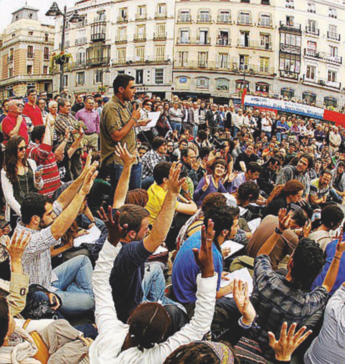 Puerta del Sol - 5 anni fa - Ansa La parabola degli Indignados verso il potere