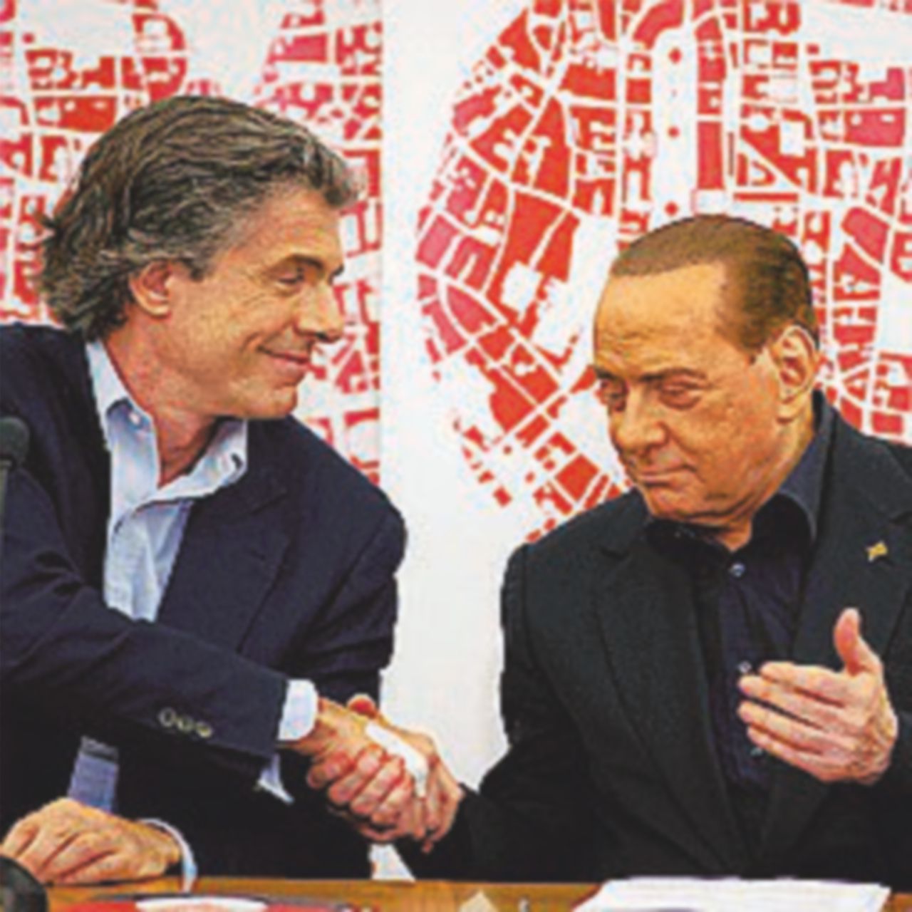 Marchini e B. fanno squadra Meloni litiga su Almirante Marchini e B. fanno squadra Meloni litiga su Almirante