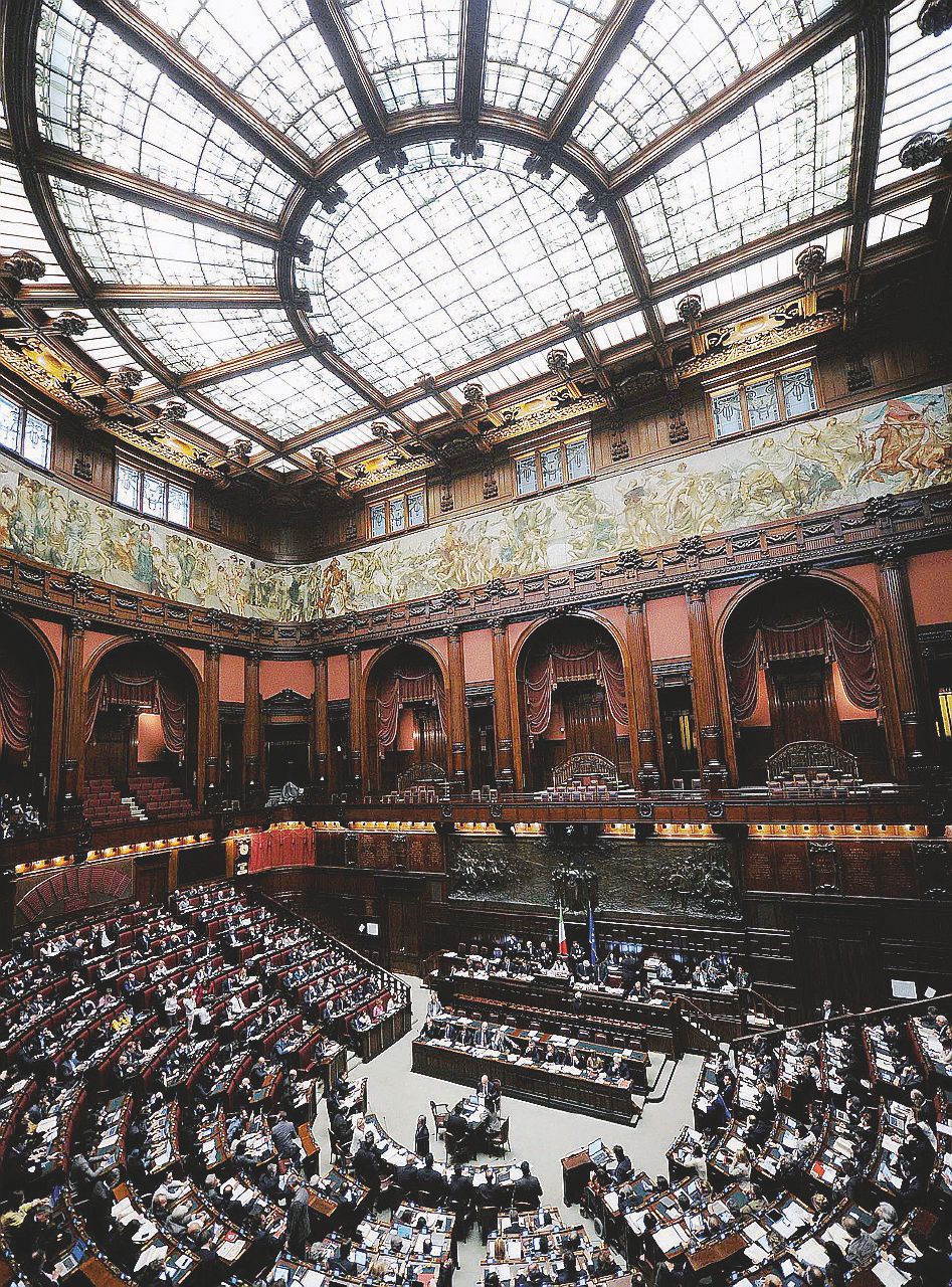 L’aula della Camera - Ieri è iniziato il dibattito sulla riforma dei partiti - LaPresse Partiti, la legge che mette d’accordo il Pd e i 5 Stelle