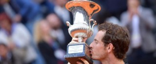 Copertina di Internazionali d’Italia 2016, Murray vince la finale su Djokovic con un doppio 6-3 nel giorno del suo compleanno – Foto