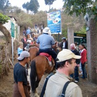 Partenza per l’escursione sul vulcano Pacaya