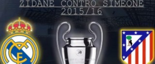 Copertina di Finale Champions League 2016, Real Madrid e Atletico: il cammino vincente di Zidane e Simeone verso San Siro – Video