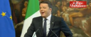 Copertina di Merkel a Roma, Renzi si autocelebra con i tweet: “L’Italia è tornata”
