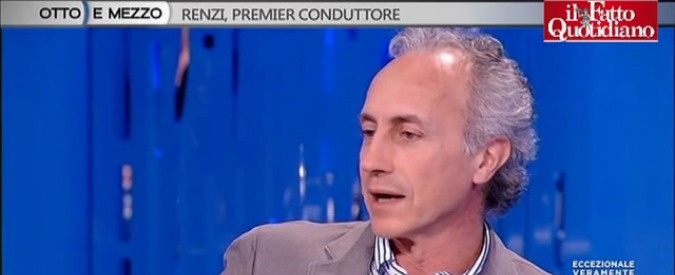 Copertina di Rai, Travaglio: “Per il venir meno del centrodestra non c’è più la lottizzazione ma la renzizzazione”