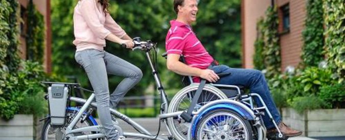 Copertina di Bicicletta per trasportare i disabili, a Bologna arriva Aspasso per vivere la città da turisti