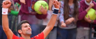 Copertina di Internazionali d’Italia 2016, una finale anticipata al Foro Italico. Novak Djokovic batte Rafa Nadal 7-5 7-6 – Fotogallery