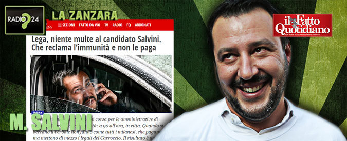 Copertina di Salvini: “Multa non pagata? Autovelox sono truffa”. Ma il ricorso è per il suo ruolo politico