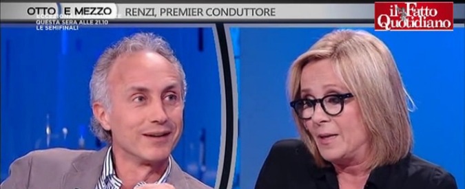 Copertina di Meli (Corriere) vs Travaglio: “Ossessionati da Renzi”. “Lui ossessionato dall’informazione”
