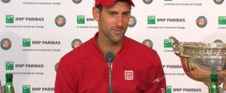 Copertina di Roland Garros 2016, Djokovic: “Che tensione, un momento incredibile”