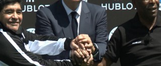 Copertina di Europei 2016, Maradona e Pelè si ritrovano per celebrare il torneo francese