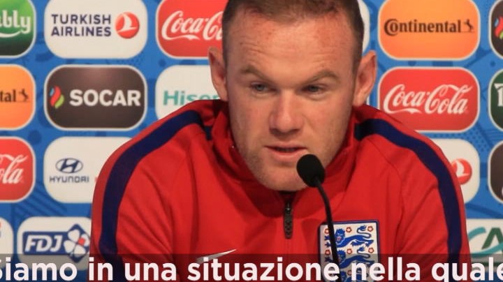 Europei 2016, il capitano inglese Rooney: “Vogliamo finire primi del girone”